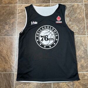 Licensed reversible Philadelphia 76ers Jr. NBA jersey Size youth L
